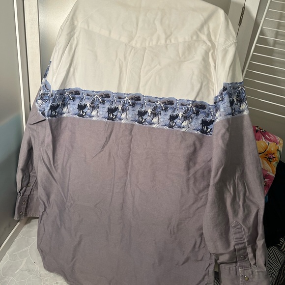 Vintage Roper long sleeve shirt with Pearl snaps. Size XL - Picture 10 of 10